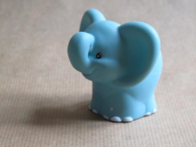 Vintage Fisher-Price Little People olifant lichtblauw, Kinderen en Baby's, Speelgoed | Fisher-Price, Ophalen of Verzenden, Zo goed als nieuw