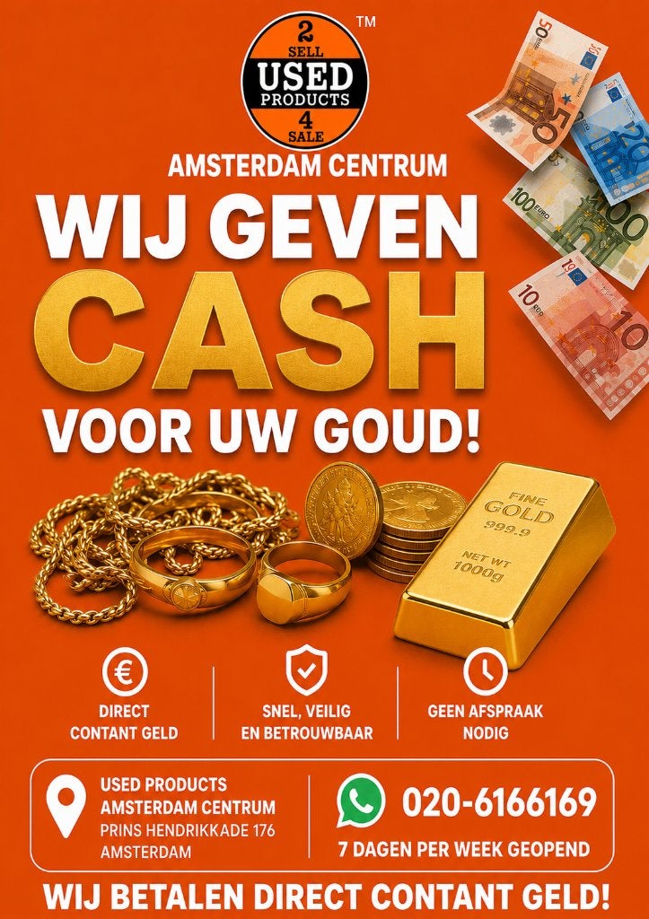 GEZOCHT & GEKOCHT – DIRECT CASH VOOR JOUW GOUD!, Ophalen of Verzenden, Nieuw