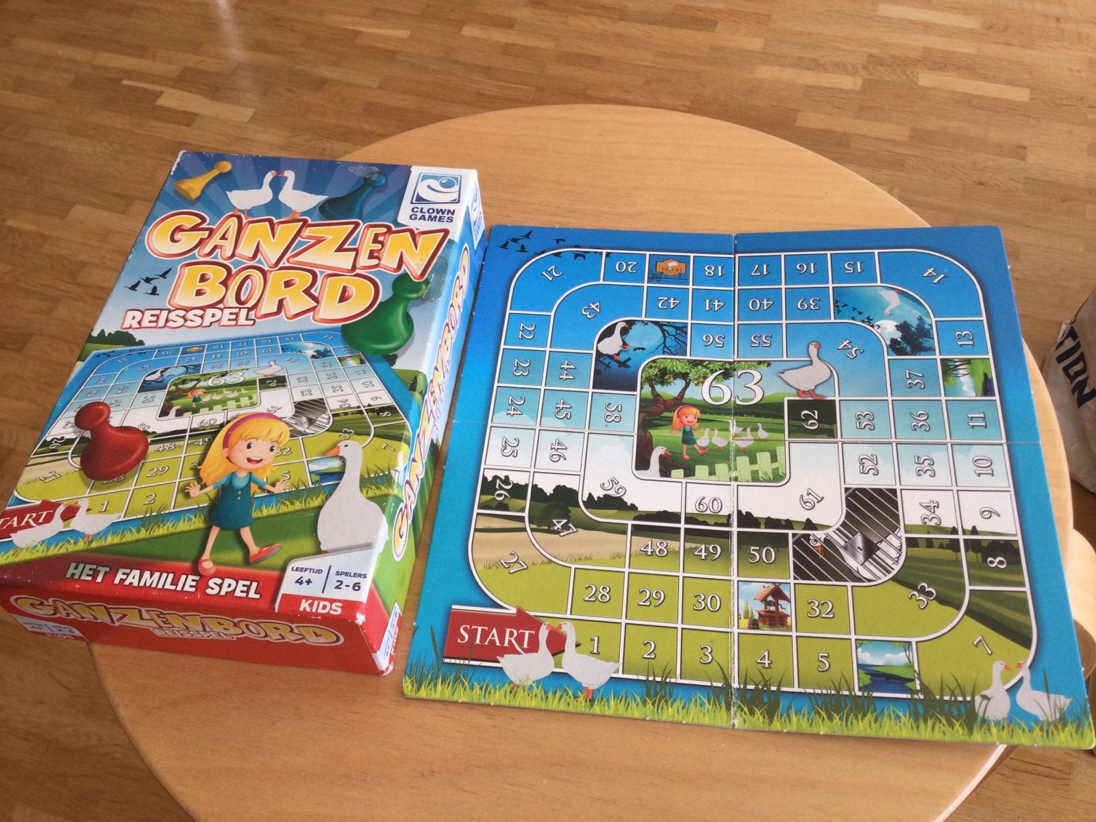 Ganzenbord reisspel, Hobby en Vrije tijd, Gezelschapsspellen | Bordspellen, Ophalen, Reisspel