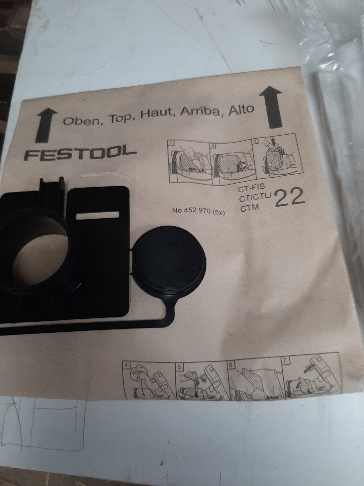Stofzuig zakken voor festool  7 stuks, Ophalen of Verzenden