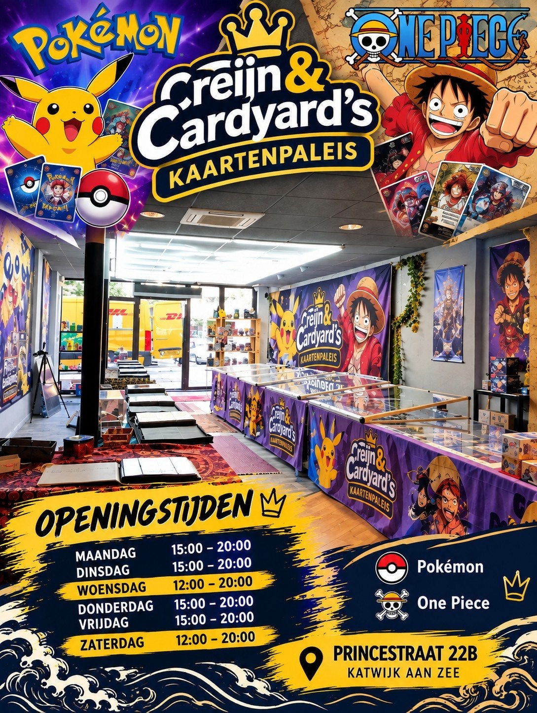Creijn & Cardyard's Kaartenpaleis - Pokémon *70/80%, Ophalen of Verzenden, Nieuw, Overige typen