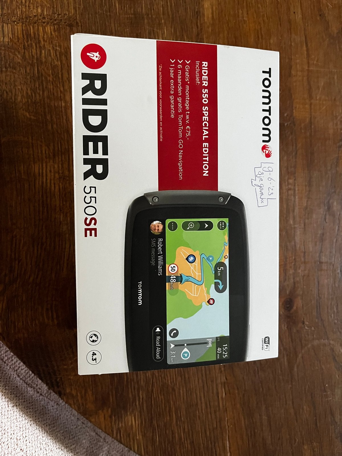 TomTom Rider 550E Special Edition - Compleet met accessoires, Motoren, Accessoires | Navigatiesystemen, Ophalen of Verzenden, Zo goed als nieuw