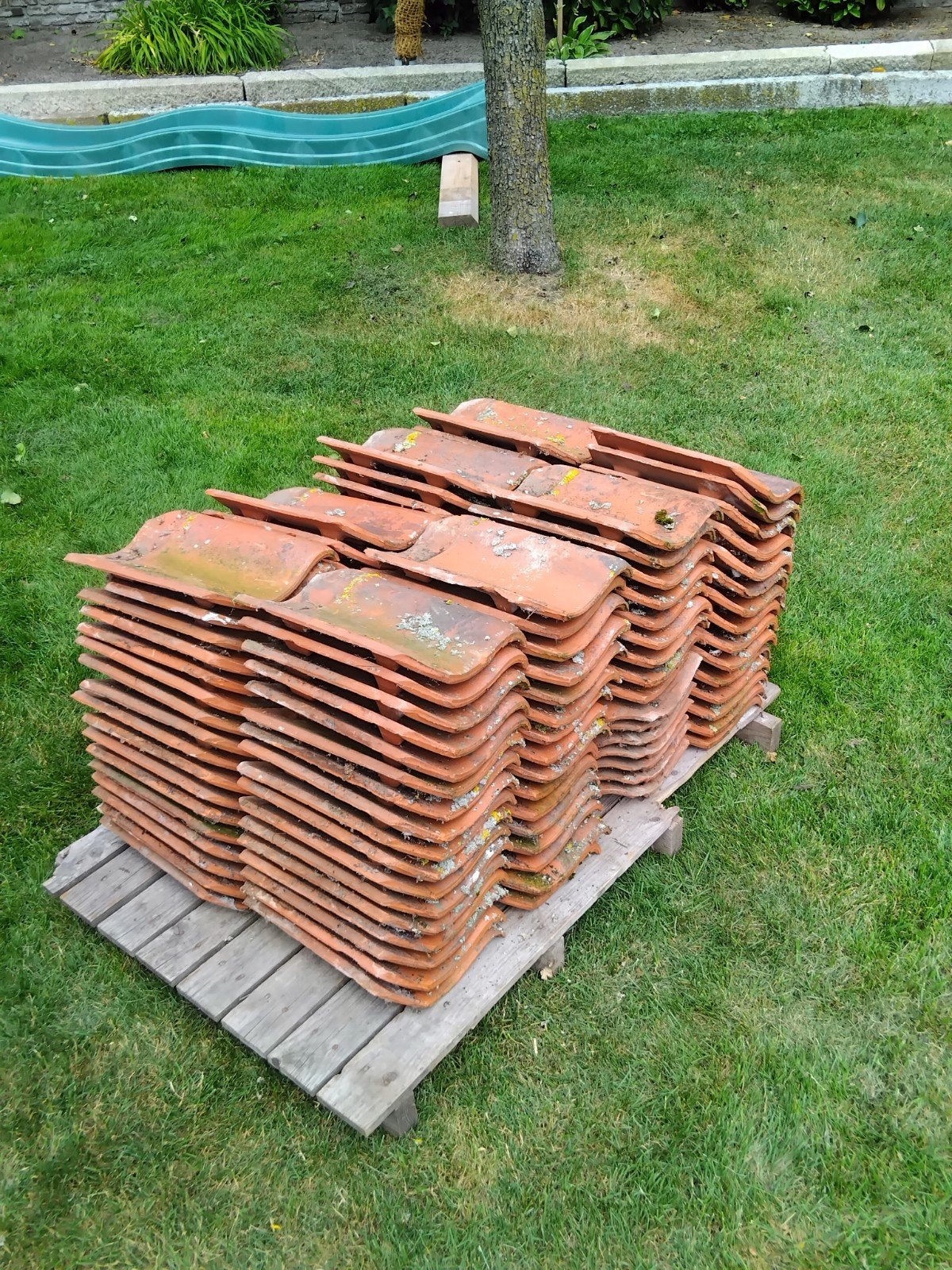 Koramic Pottelberg dakpannen - België, Doe-het-zelf en Verbouw, Dakpannen en Dakbedekking, Ophalen, Gebruikt, Steen of Klei, Minder dan 5 m²