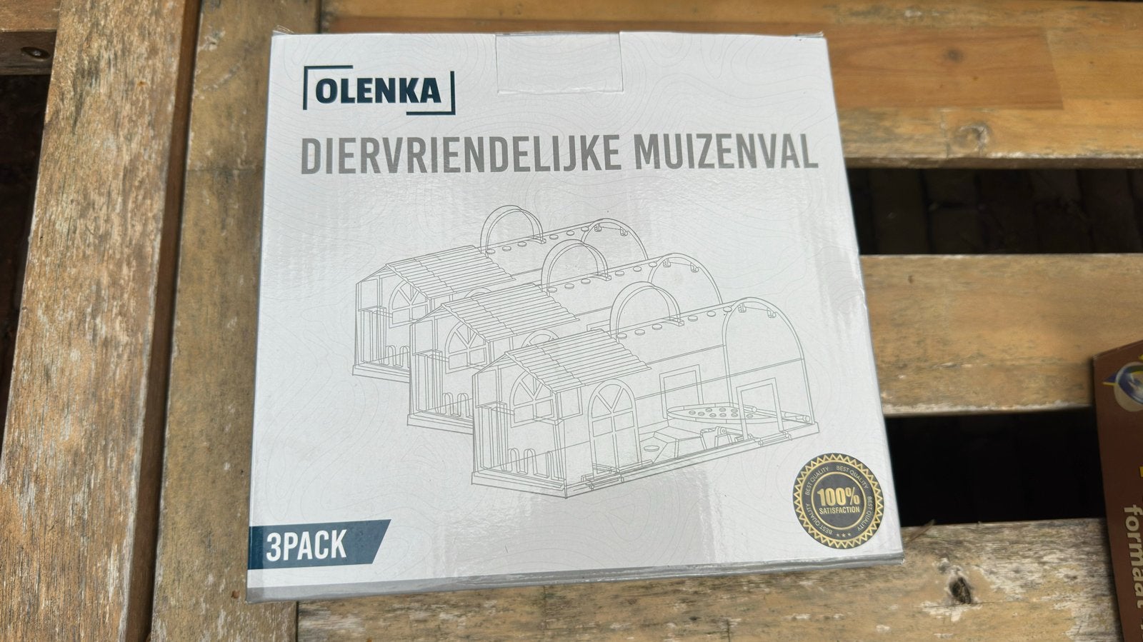 Diervriendelijke muizenval 3x, Ophalen of Verzenden, Zo goed als nieuw