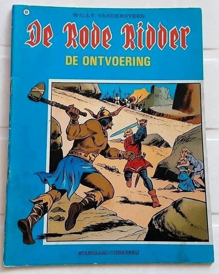 De Rode Ridder 89 De Ontvoering - Willy Vandersteen 1980, Boeken, Eén stripboek, Ophalen of Verzenden, Gelezen
