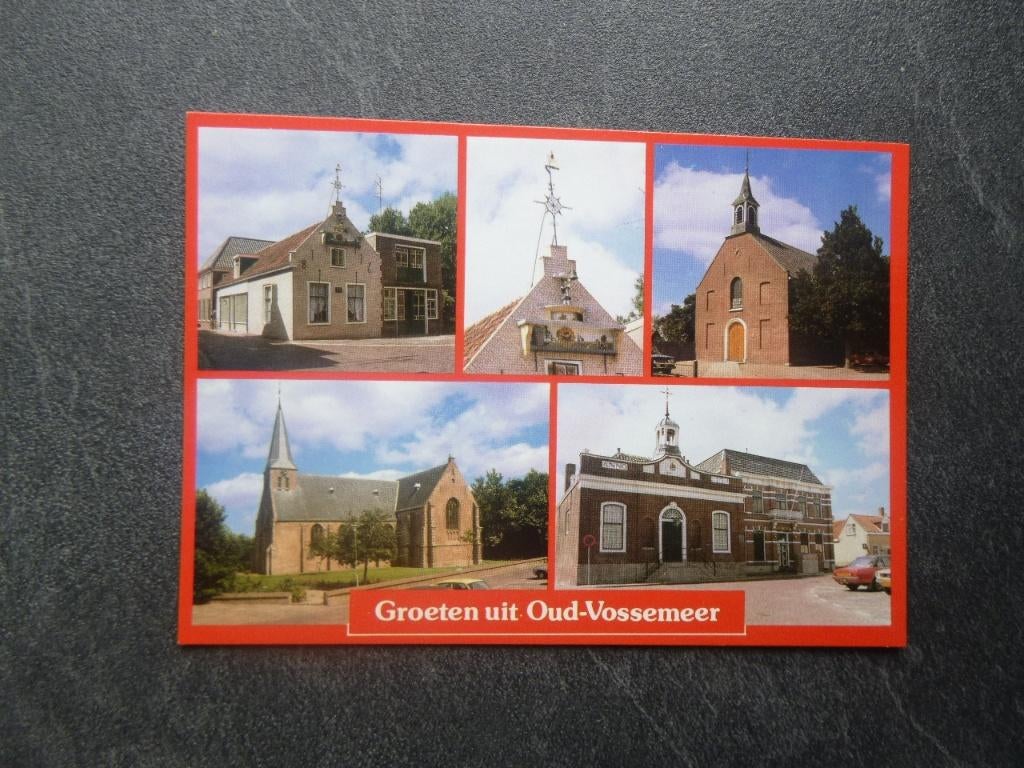 Oud Vossemeer, kerken 1984, Verzenden, 1980 tot heden, Gelopen, Noord-Brabant