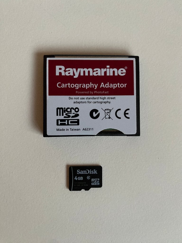 Raymarine A62311 Micro-SD CompactFlash Cartografie Adapter, Ophalen of Verzenden, Nieuw