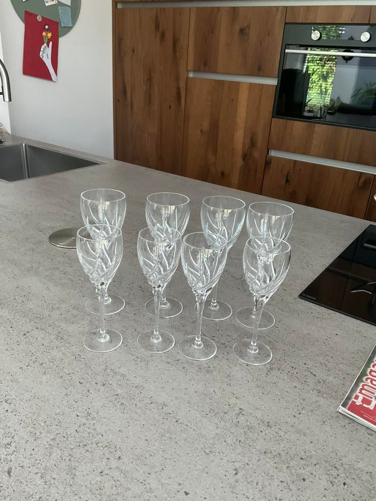 Kristallen wijn en portglazen, Ophalen, Zo goed als nieuw, Overige typen