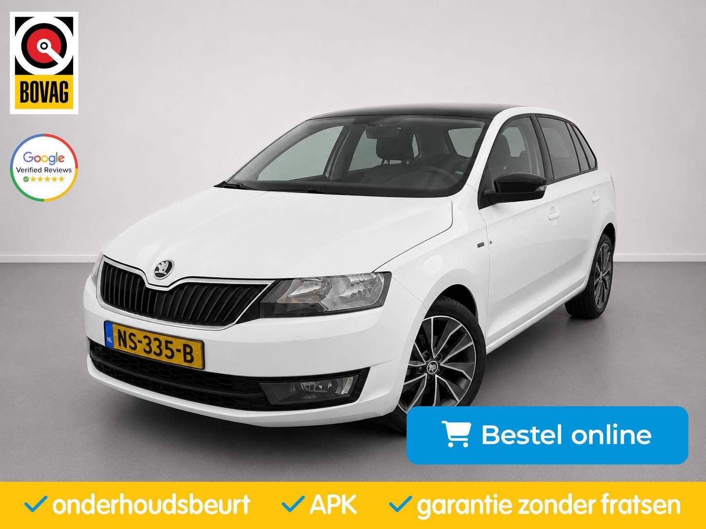 Skoda Rapid Spaceback 1.2 TSI| Pano|CruiseControl|Navi|PDC|S, Stof, Gebruikt, Met garantie (alle), Origineel Nederlands
