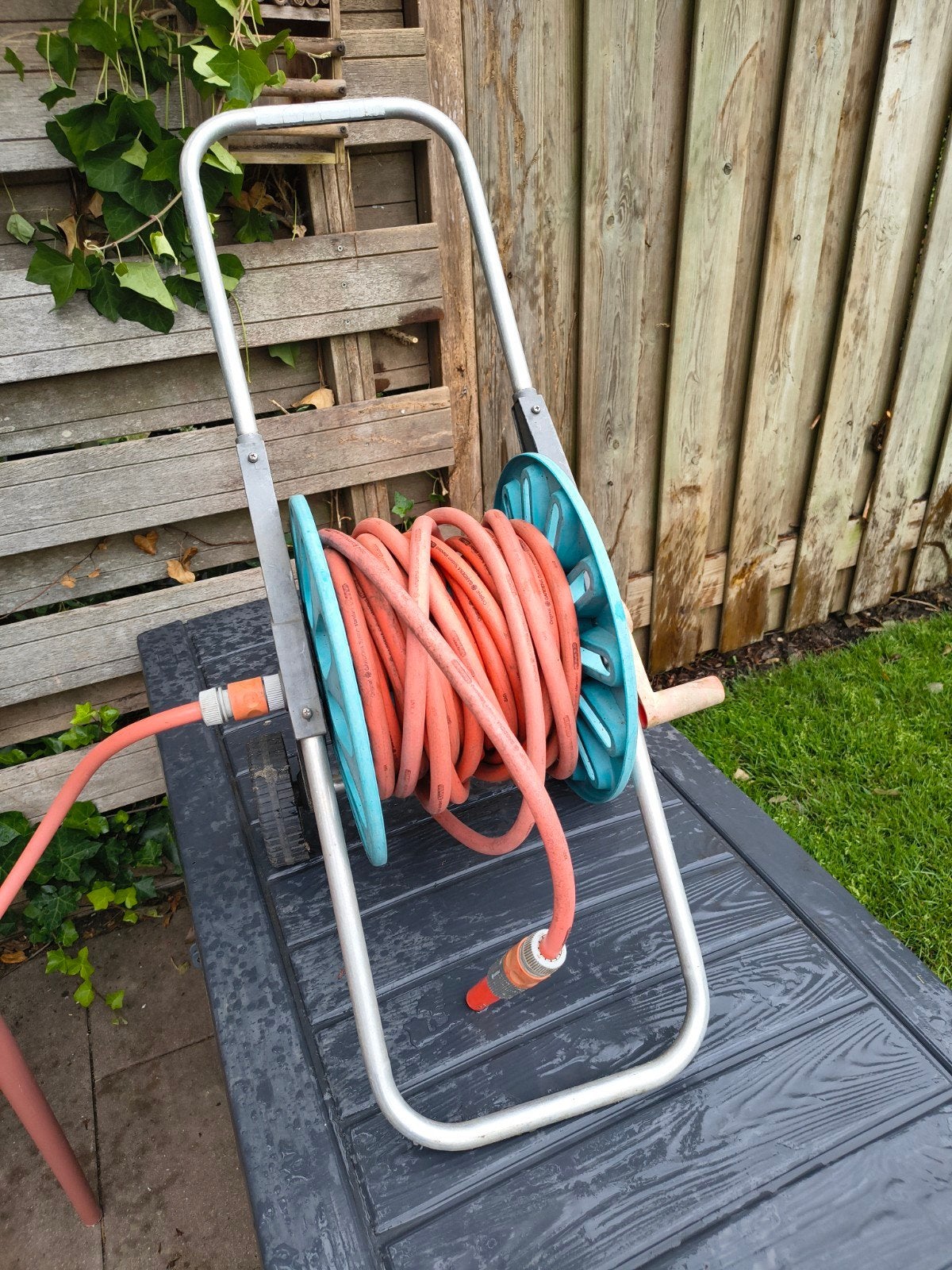 Gardena tuinslangwagen 20 meter, Ophalen, Gebruikt, Tuinslang