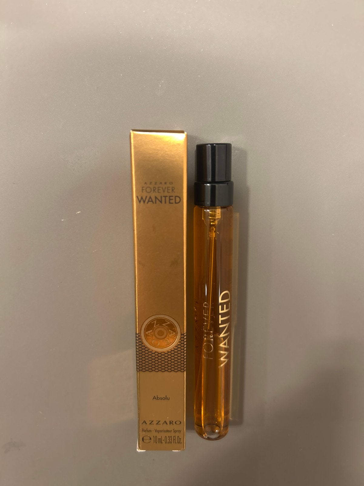 Azzaro Forever Wanted Absolu parfum 10 ml tasverstuiver, Ophalen of Verzenden, Nieuw, Miniatuur, Gevuld
