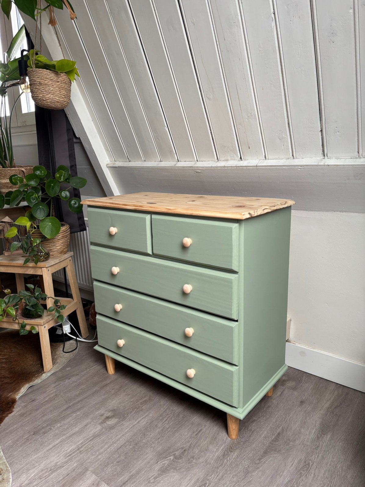 Houten ladekast, Huis en Inrichting, Kasten | Ladekasten, Nieuw, 3 of 4 laden, Minder dan 100 cm, 25 tot 50 cm