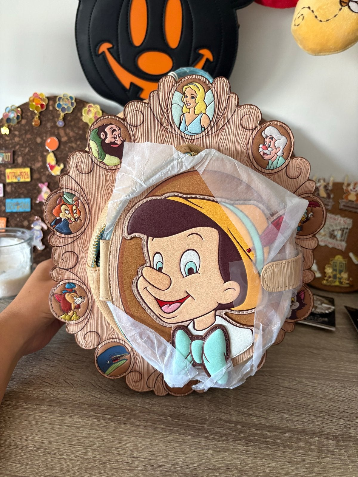 Nieuwe Loungefly Pinokkio Rugzak - Disney Collectie, Ophalen of Verzenden, Nieuw, Bruin, Overige typen