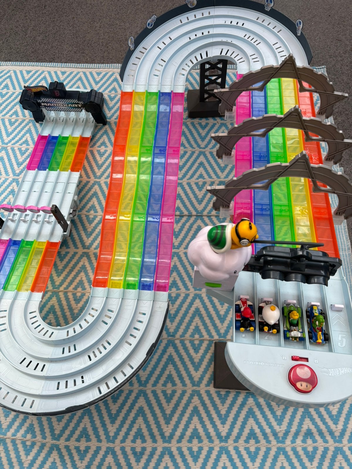 Hotwheels rainbowroad racebaan., Ophalen, Zo goed als nieuw