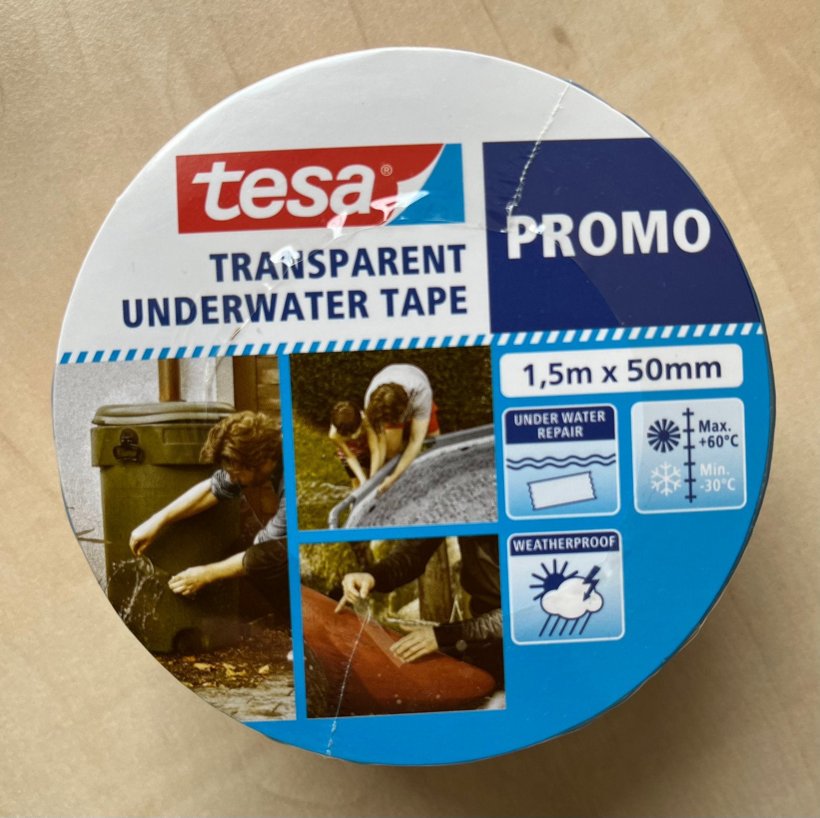 Nieuw Tesa Onderwater Reparatie Transparent Underwater Tape, Ophalen, Nieuw, Overige typen