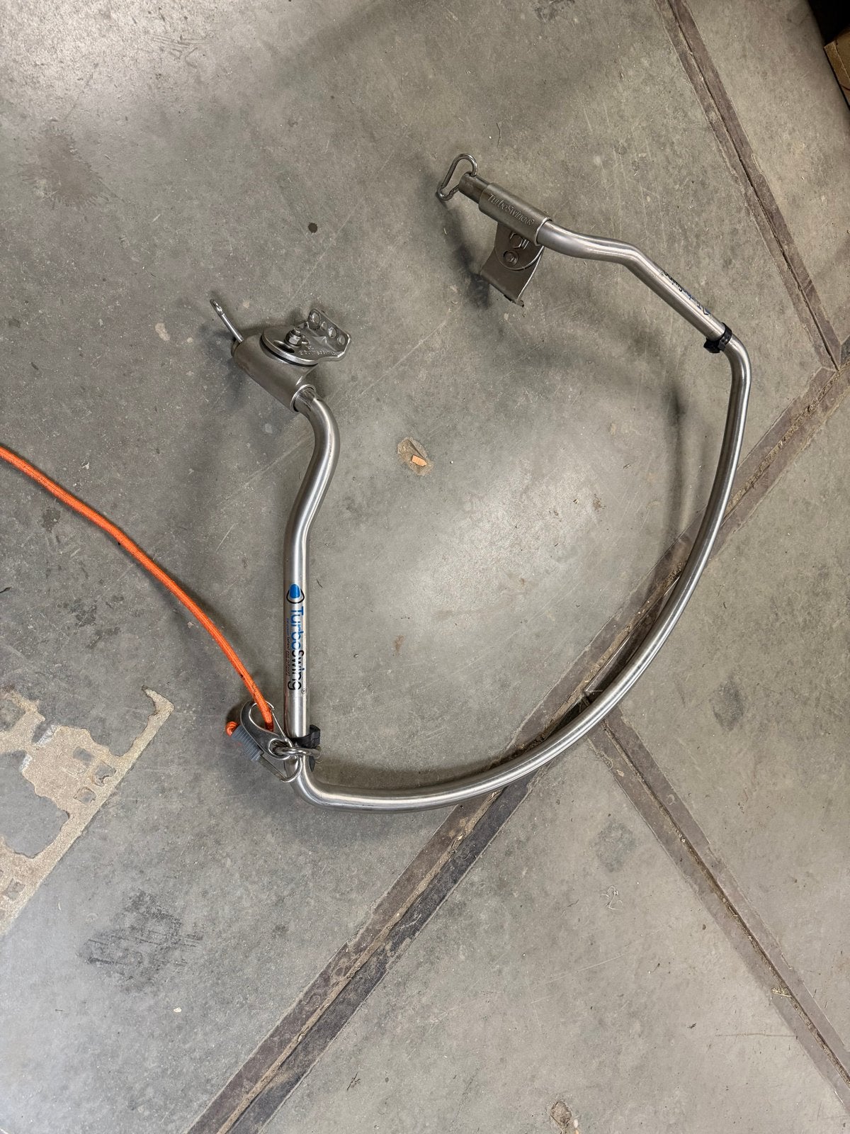 Turbo Swing XL voor buitenboordmotoren, Watersport en Boten, Ophalen, Gebruikt, Motor en Techniek