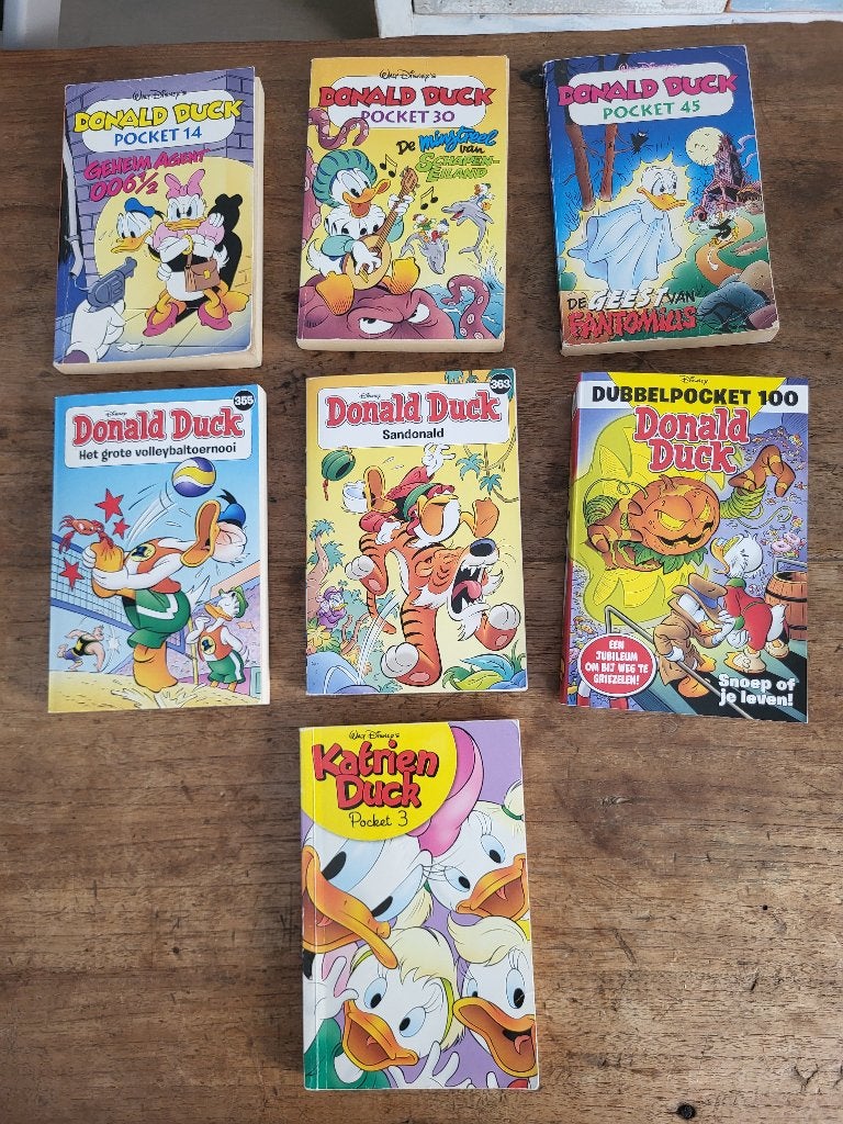 Donald Duck pockets, Boeken, Meerdere stripboeken, Ophalen of Verzenden, Gelezen, Walt Disney