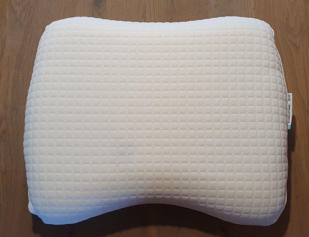Ikea Klubbsporre Ergonomisch hoofdkussen, Huis en Inrichting, Slaapkamer | Beddengoed, Wasbaar, Eenpersoons, Wit, Overige materialen