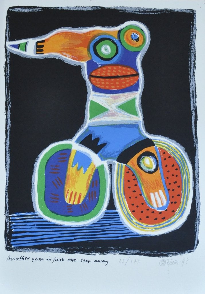 Clemens Briels, Antiek en Kunst, Kunst | Litho's en Zeefdrukken, Zeefdruk, Gesigneerd, Ophalen, Personages en Fantasiefiguren