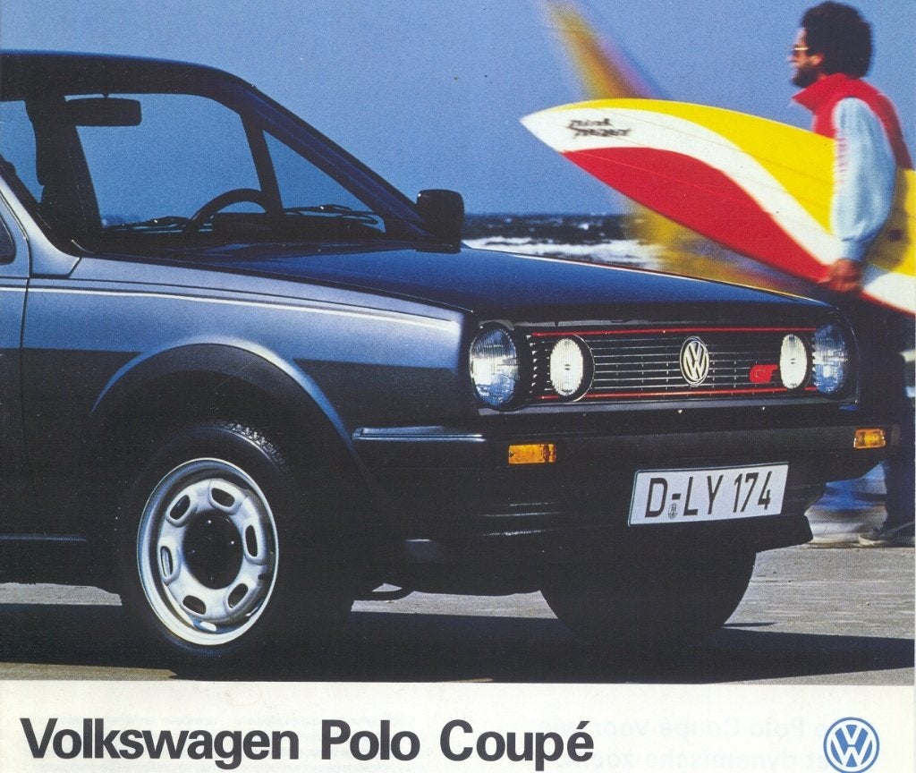 Volkswagen Polo Coupé + bijlage (jan. 1987), Ophalen of Verzenden, Nieuw, Volkswagen
