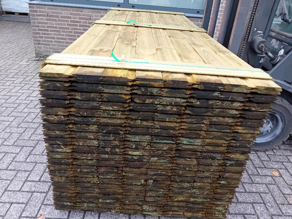 Geïmpregneerde rabatdelen, geïmpregneerd grenen rabat, tuin, Ophalen, Nieuw, 250 cm of meer, Planken