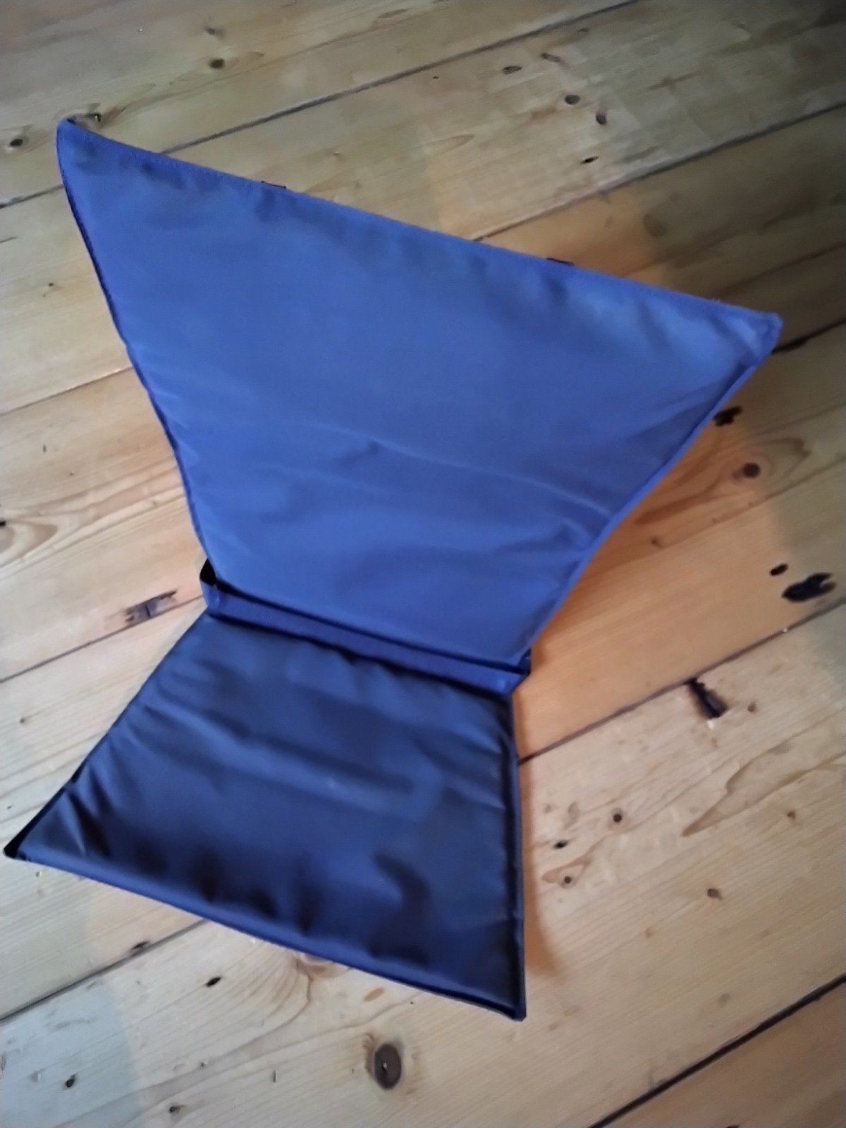 Compacte opvouwbare campingstoel - Blauw , Tatteljee, A'dam., Ophalen, Zo goed als nieuw, Campingstoel