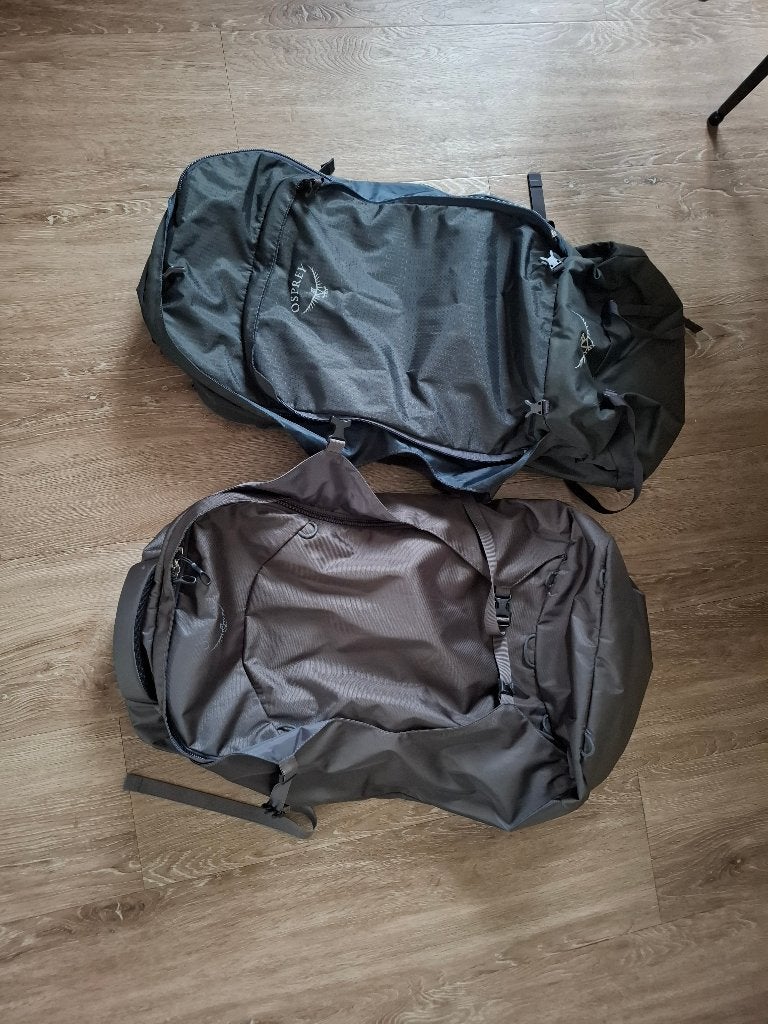 2x Osprey Farpoint 70 Backpack, Sieraden, Tassen en Uiterlijk, Tassen | Rugtassen, Overige merken, 40 cm of meer, Ophalen of Verzenden