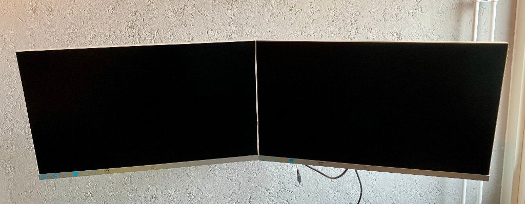 2x HP Pavilion 27q Monitor - 27 inch QHD, Computers en Software, Monitoren, Ophalen, Hp, Kantelbaar, Zo goed als nieuw
