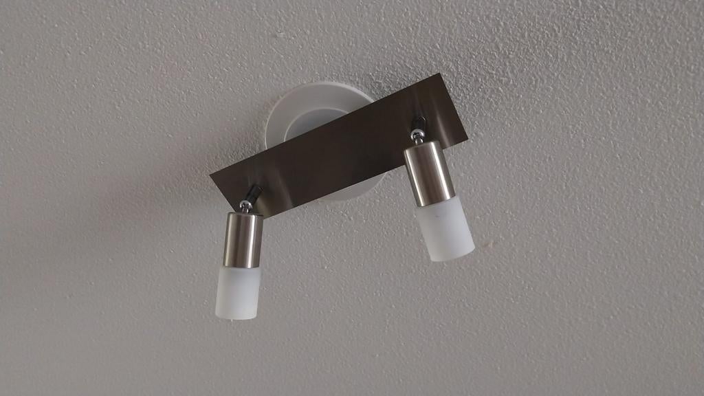 Lamp e14, Ophalen of Verzenden, Zo goed als nieuw, Metaal of Aluminium