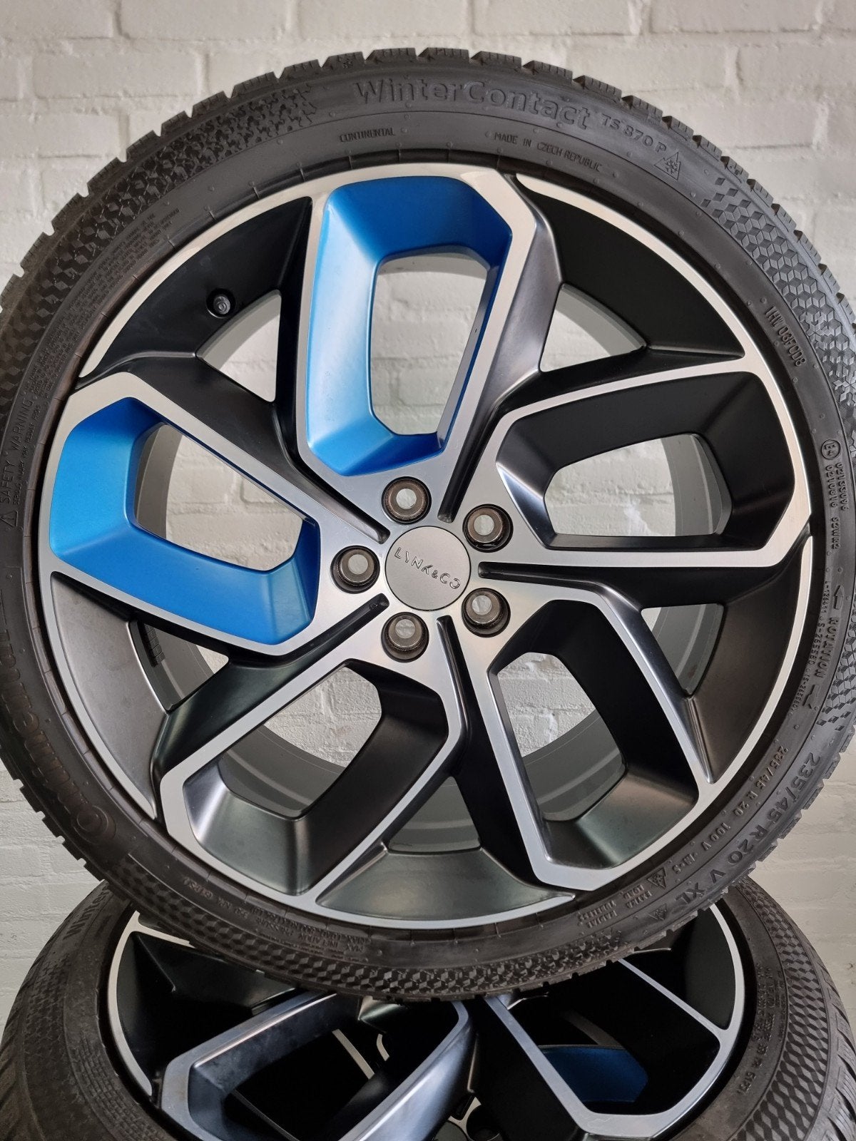 Orig. 20” Lynk&Co velgen 7.5mm A-merk winterbanden, Auto-onderdelen, Gebruikt, Banden en Velgen, 235 mm, Personenwagen