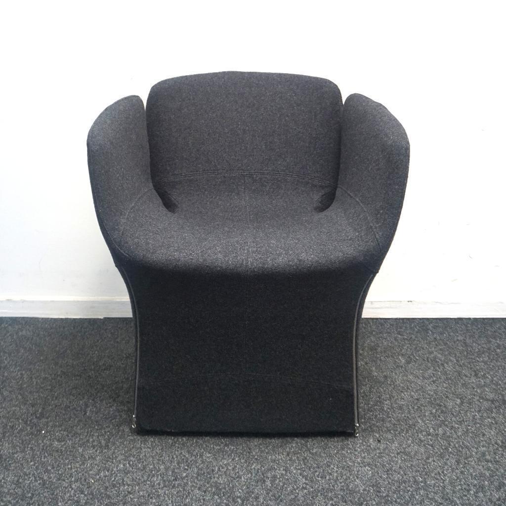 Moroso Bloomy Design Fauteuils | Donkergrijs | Stoelen, Huis en Inrichting, Fauteuils, Gebruikt, -, -, 75 tot 100 cm