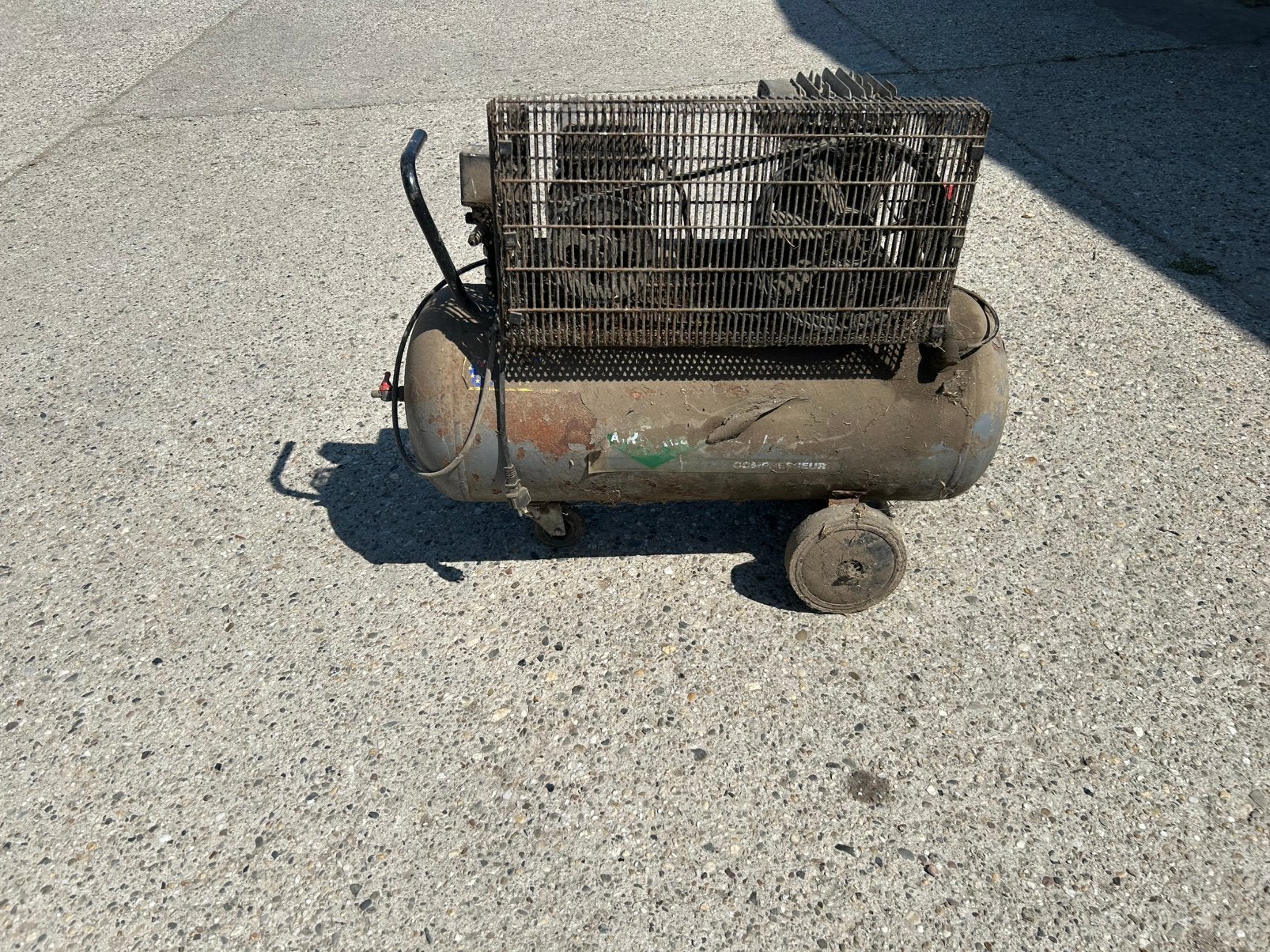 Crompresor, 100 liter of meer, Ophalen of Verzenden, Gebruikt