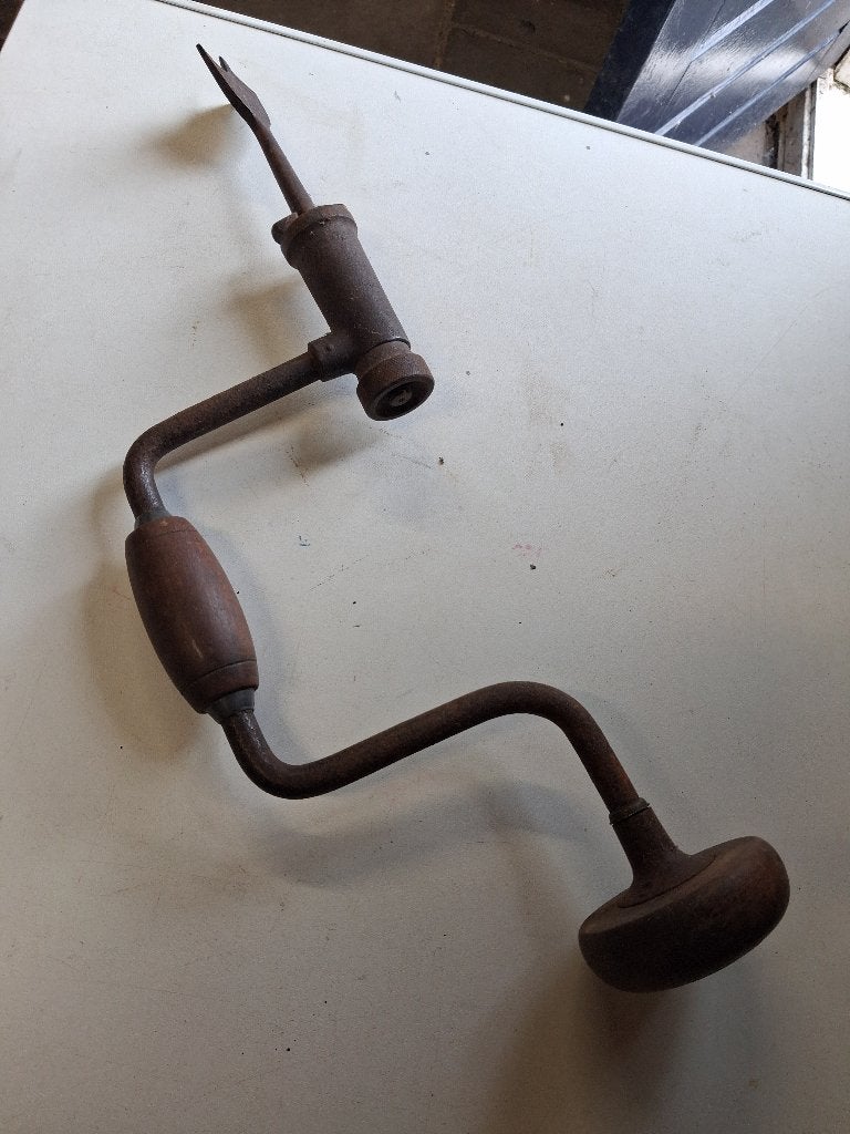 Handboor/slingerboor met bijzondere boorkop, Ophalen of Verzenden
