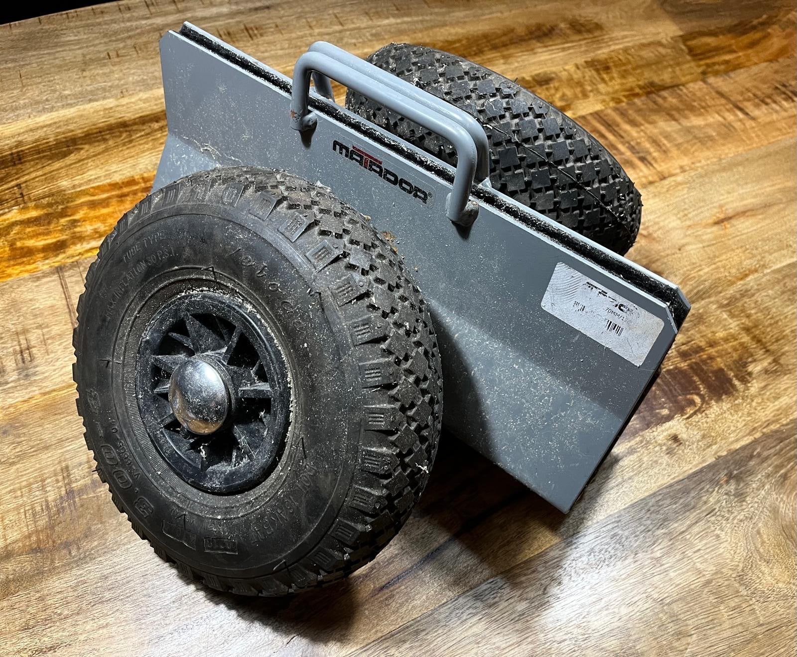 Matador platenroller 70mm - Zo goed als nieuw, 100 liter of meer, Ophalen of Verzenden, Zo goed als nieuw, Transportkar
