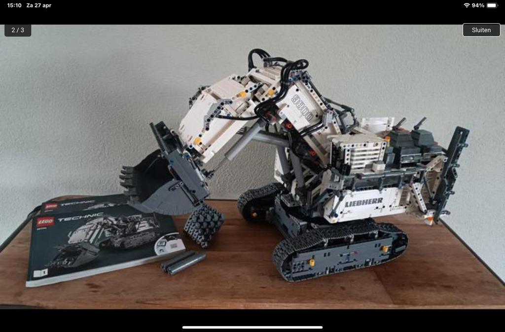 LEGO Liebherr R 9800 Graafmachine - 42100, Ophalen of Verzenden, Zo goed als nieuw