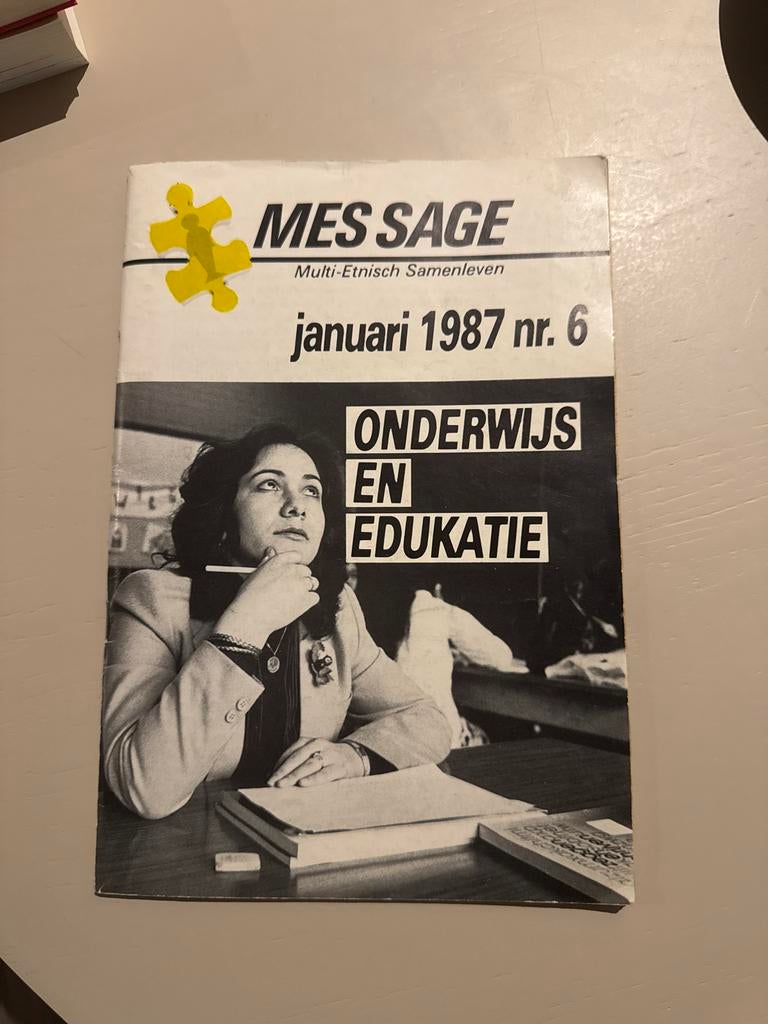 MES SAGE - Onderwijs en Edukatie - Januari 1987 nr. 6, Ophalen of Verzenden, Zo goed als nieuw