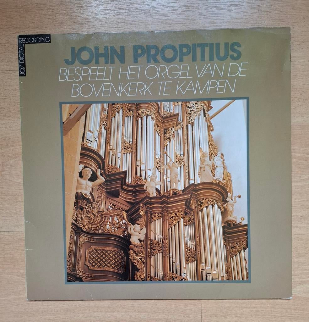 LP John Propitius bespeelt orgel Bovenkerk Kampen, Ophalen, Gebruikt, 12 inch