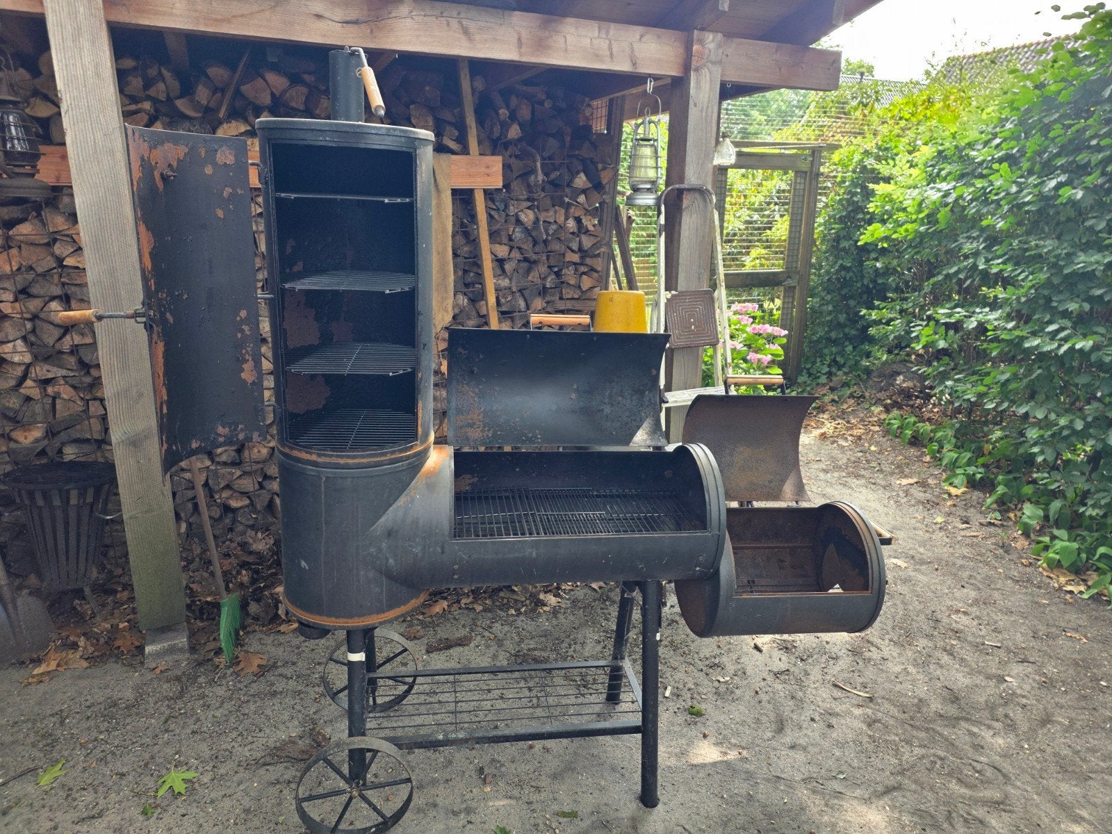 Oklahoma smoker bbq, Ophalen, Gebruikt, Onbekend