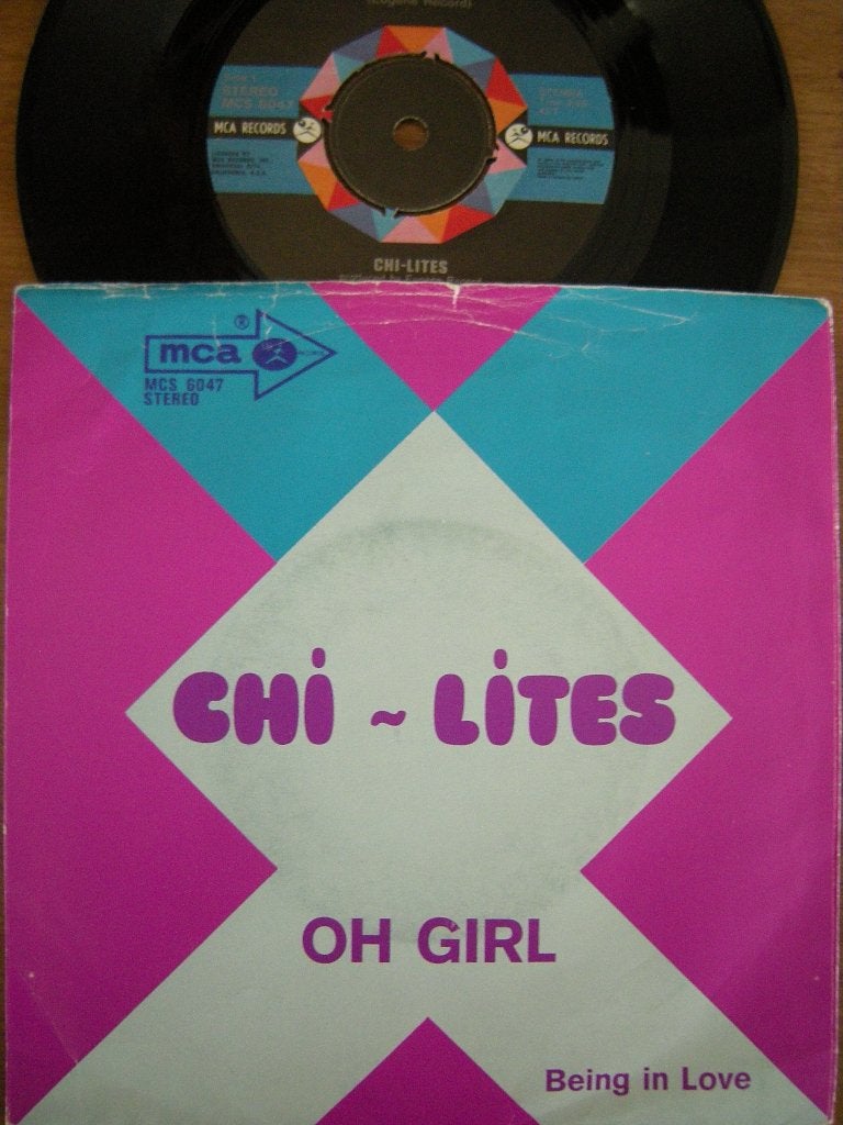 Chi-lites (Oh Girl), Gebruikt, 7 inch, Ophalen of Verzenden, R&B en Soul