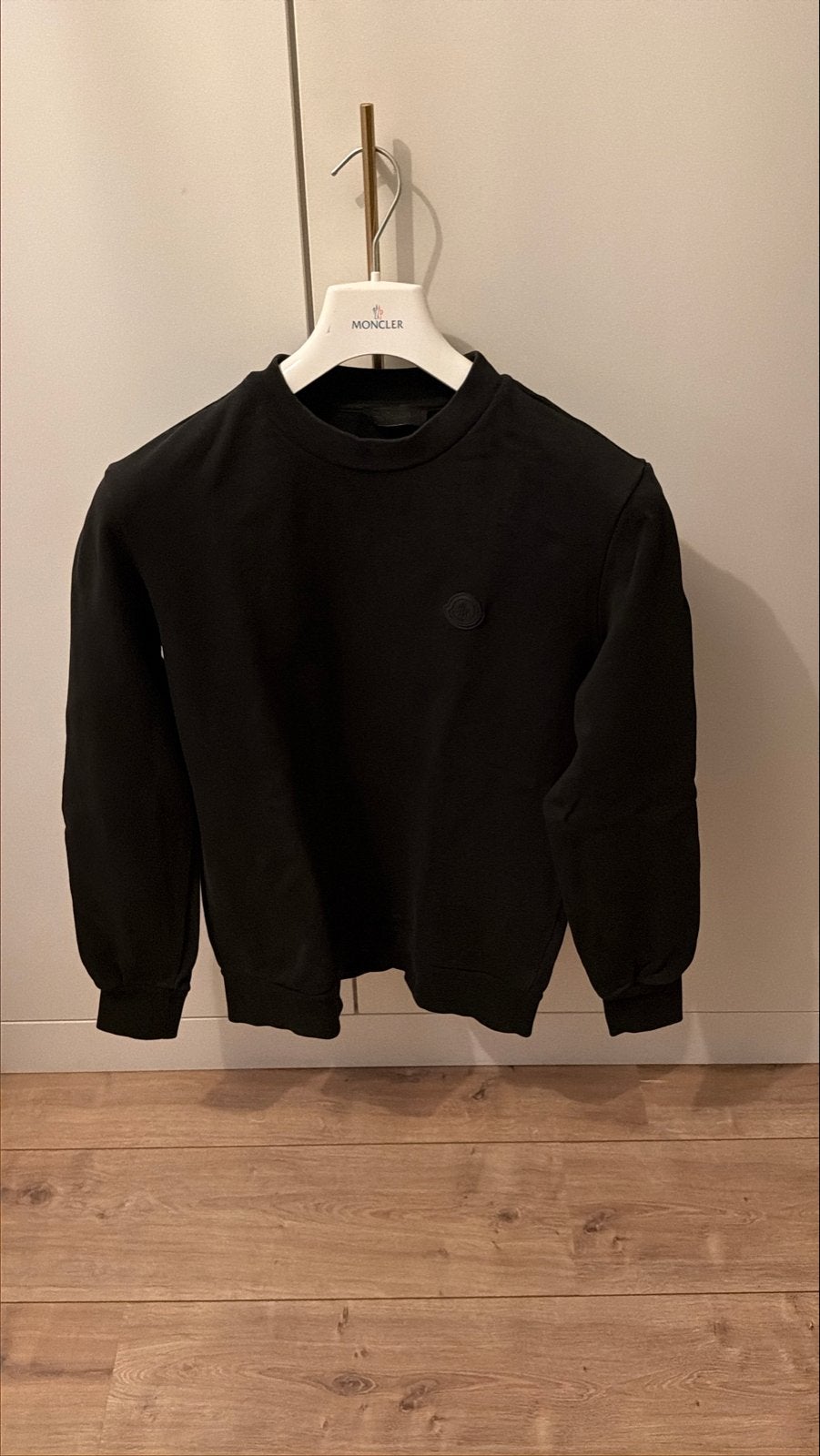 Moncler Trui Zwart Maat M, Kleding | Heren, Truien en Vesten, Ophalen of Verzenden, Zo goed als nieuw, Maat 48/50 (M), Zwart
