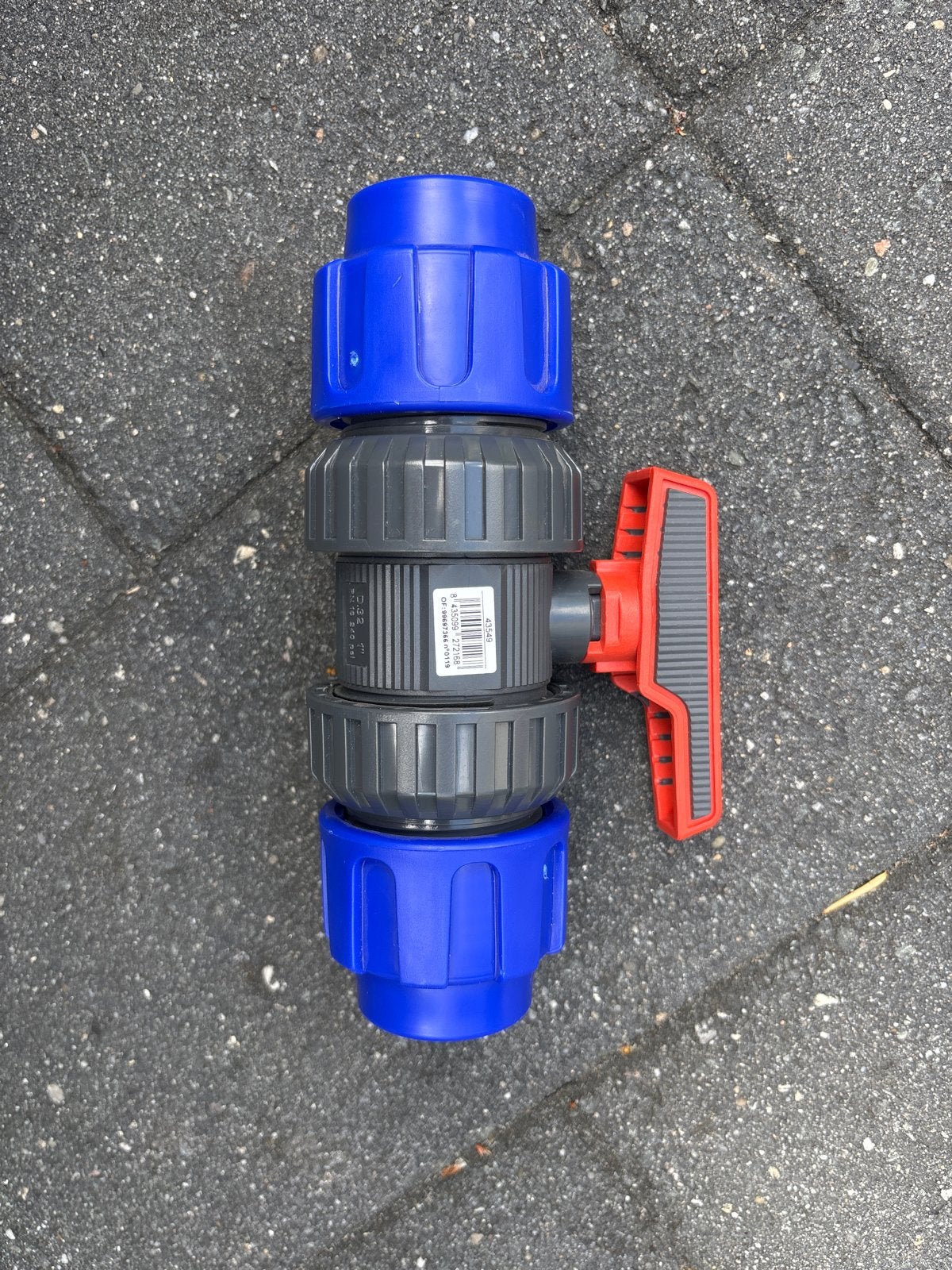 Kogelkraan 32mm DN25 PN16 voor PE slang, Pvc, Overige typen, Nieuw, Minder dan 2 meter