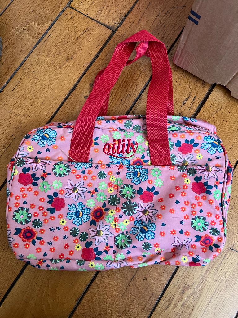 vintage oilily tas roze, Ophalen of Verzenden, Zo goed als nieuw, Roze, Handtas