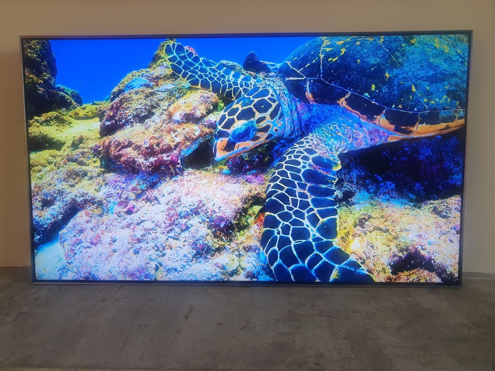SAMSUNG QLED 55 INCH SMART ULTRA HD 4K TV Z.G.A.N., Ophalen, QLED, 120 Hz, Zo goed als nieuw
