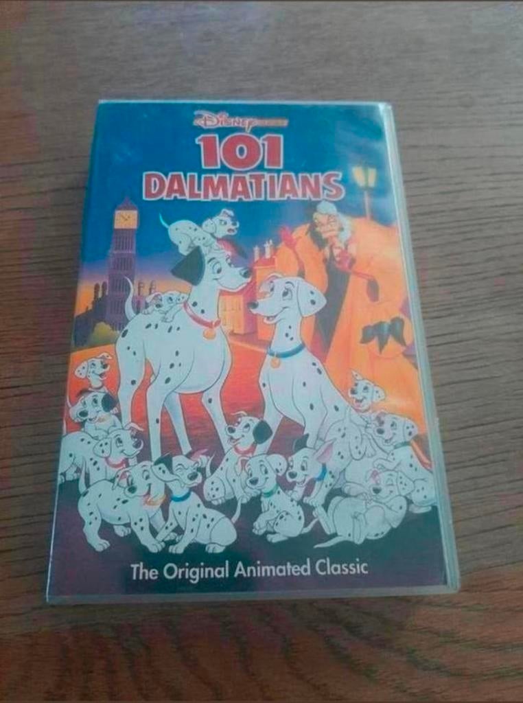 Disney Classic 101 Dalmatians videoband. Engels gesproken, Alle leeftijden, Ophalen of Verzenden, Gebruikt, Tekenfilms en Animatie