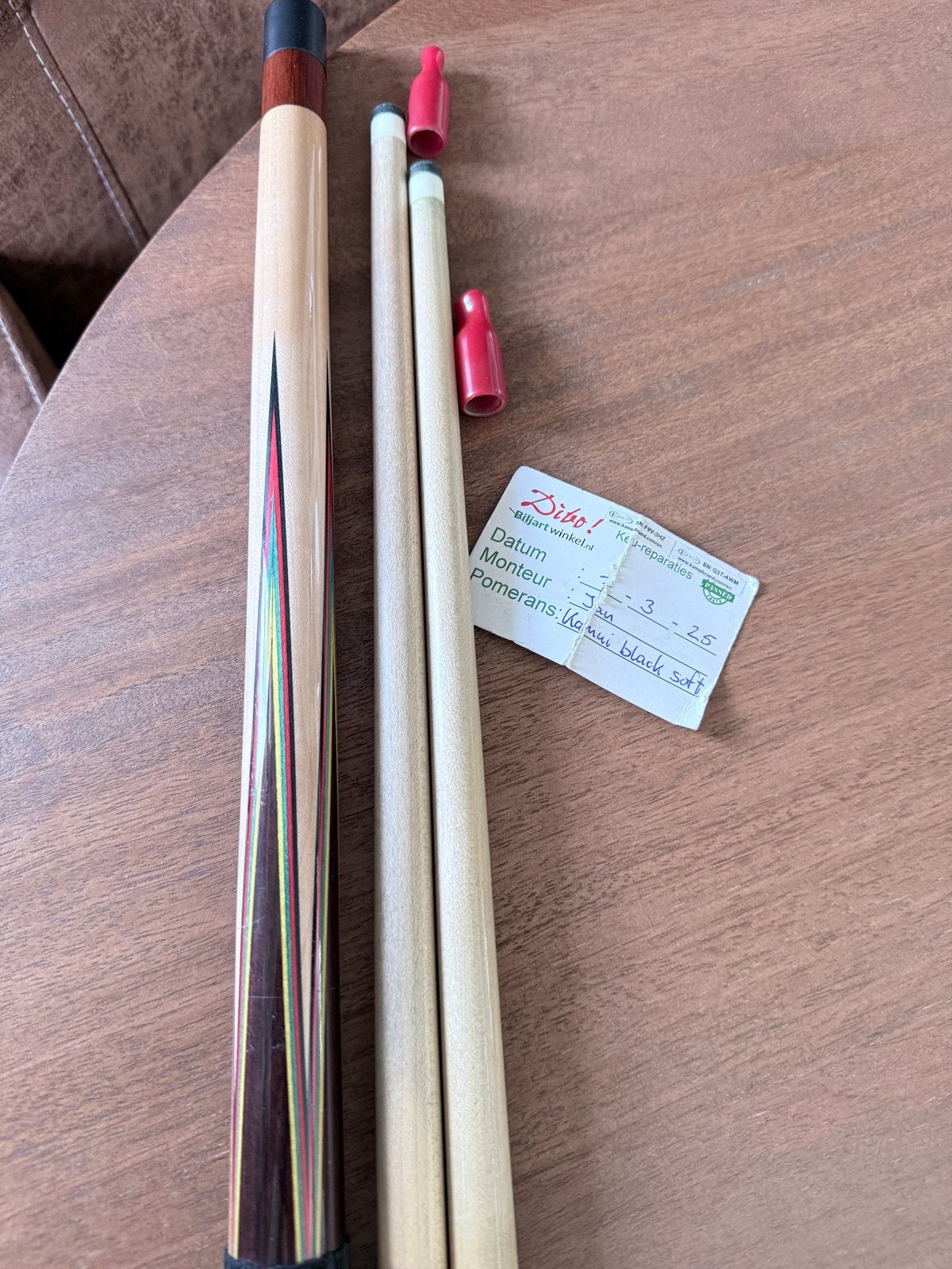 Biljartkeuen en shafts - Wilhelmina Professional & Buffalo, Sport en Fitness, Ophalen of Verzenden, Gebruikt, Keu of Ballen