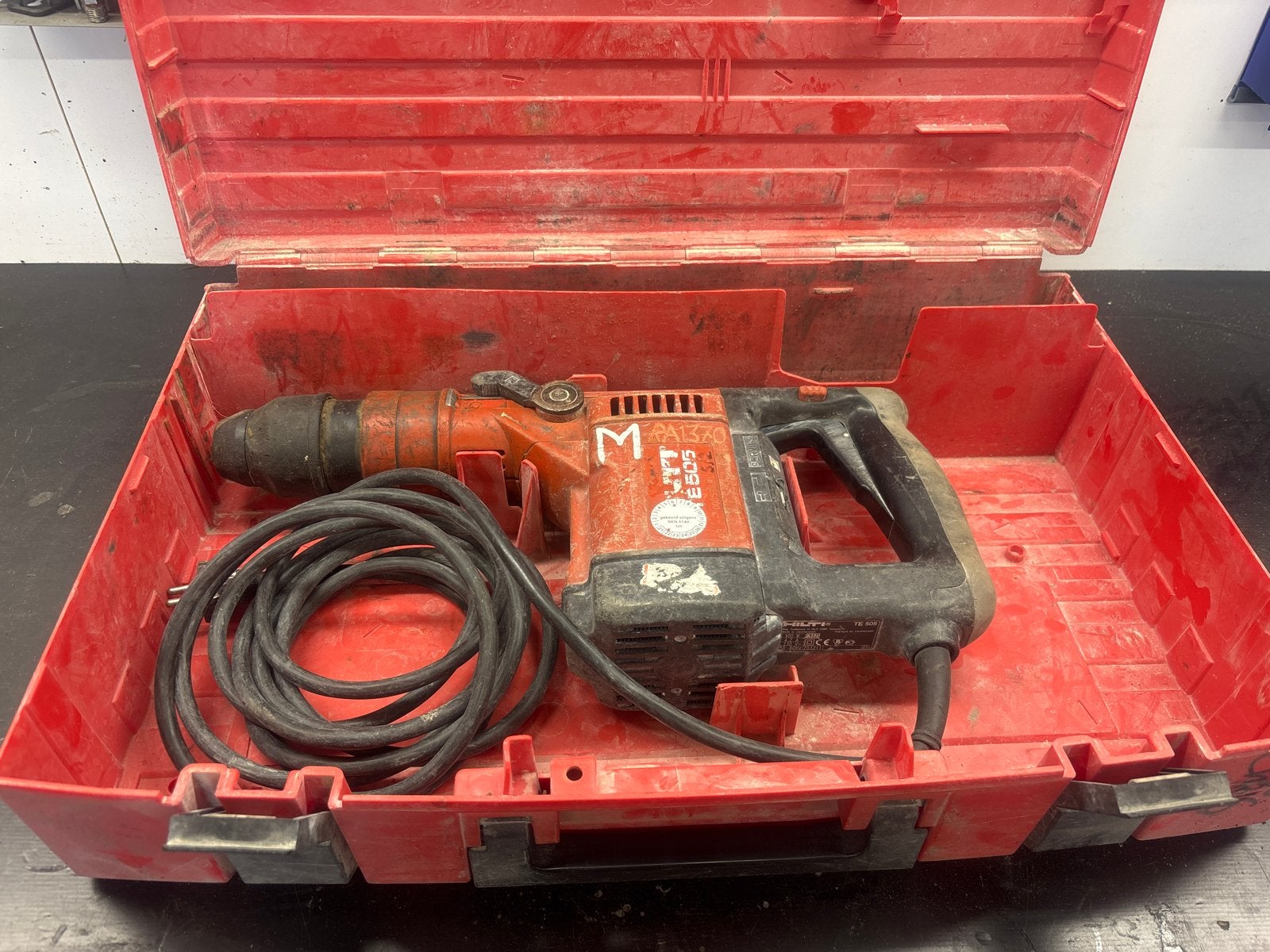 Hilti TE 505 Boorhamer - Krachtige en Betrouwbaar, Boor- en/of Breekhamer, Ophalen of Verzenden, Klopboormechanisme, Gebruikt