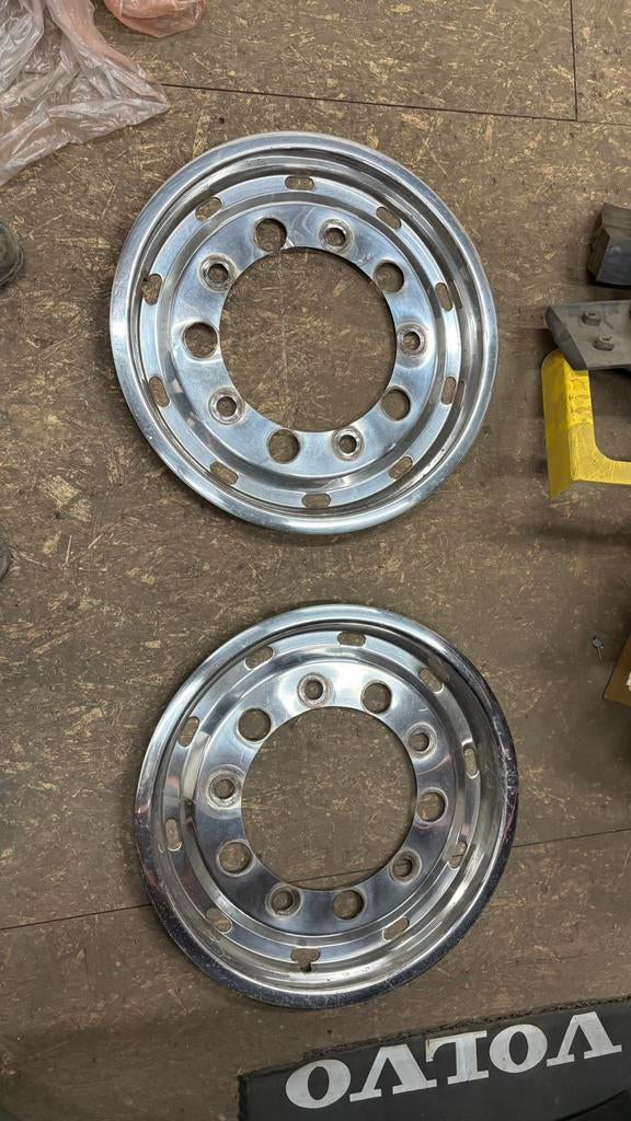 Chrome Velg schalen vrachtauto 22,5 inch, Auto-onderdelen, Ophalen of Verzenden, Gebruikt, MAN, Overige Auto-onderdelen