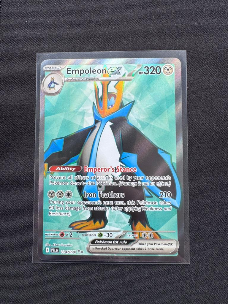 empoleon ex 114/094 pokemon, Hobby en Vrije tijd, Verzamelkaartspellen | Pokémon, Ophalen of Verzenden, Zo goed als nieuw