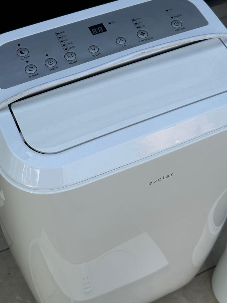 Evolar Mobiele Airco met Afstandsbediening en Toebehoren, Ophalen, Minder dan 60 m³, 3 snelheden of meer, Zo goed als nieuw