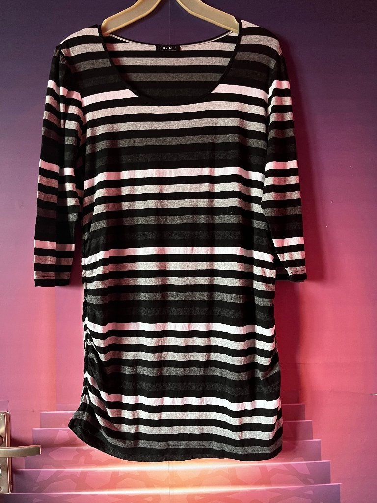 Mooie gestreepte tuniek/jurk van Monari 44/46 nu 17,99€, Kleding | Dames, Overige kleuren, Monari, Maat 42/44 (L), Ophalen of Verzenden